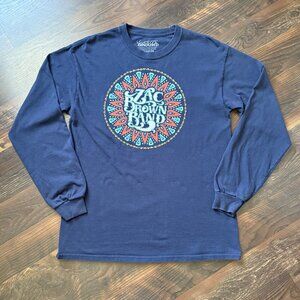 Zac Brown Band "Black Out The Sun - 2016 Tour" Long-Sleeve Tee - Size M - Navy